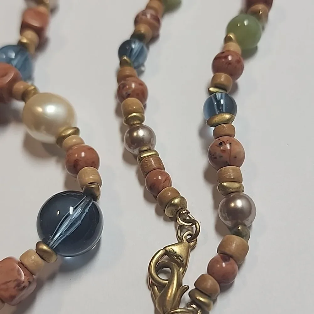 Liz Claiborne Elegant Multicolor Beaded Necklace